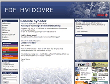 Tablet Screenshot of fdfhvidovre.dk